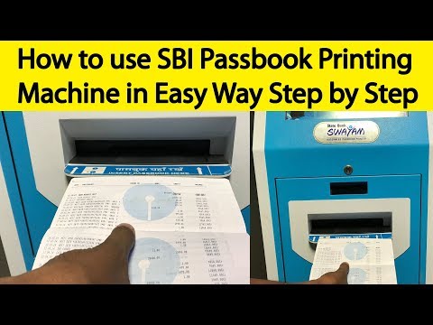 How to Use SBI Passbook Printing Machine Easily