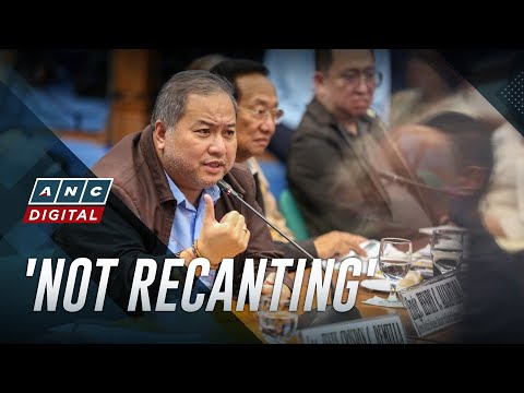 Alcantara 'not recanting prior statements' on flood control mess, says lawyer | ANC