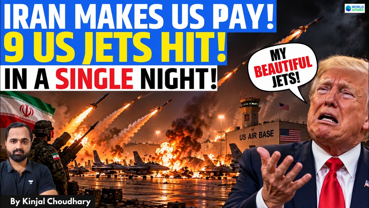 9 US JETS DAMAGED IN IRAN'S MISSILE STRIKE ON JORDAN | US Air Base Burns | F-15s & A-10 HIT | Kinjal