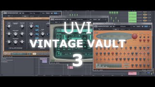 Video thumbnail for UVI Vintage Vault 3 demo by Hunart©