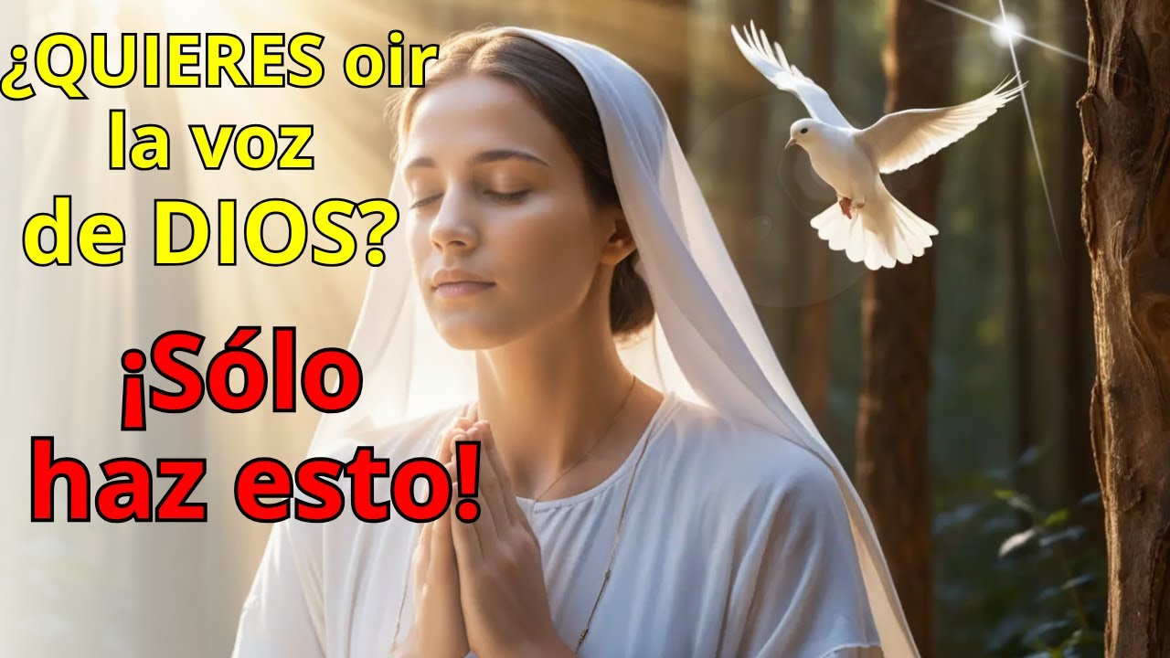 ¡DESCUBRE EL SECRETO PARA ESCUCHAR AL ESPIRITU SANTO! #espiritusanto #oraciónpoderosa