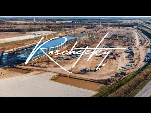 GigaTexas - 1-3-2021 - A Quick Flight shows the progress at Texas Gigafactory is Stunning!