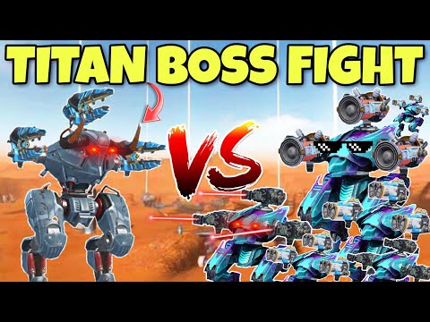 🔥 1vs6 MINOS VS BOLT ARMY TITAN BOSS FIGHT SKIRMISH CONCEPT || WAR ROBOTS ||