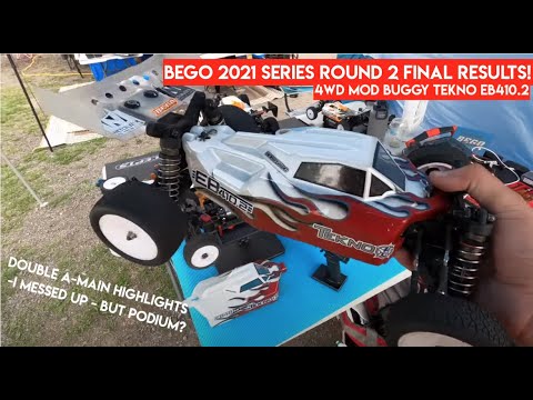 Tekno EB410.2 4WD A-MAIN Highlights & FINAL RESULTS | BEGO Racing 2021 Series Round 2 - Netcruzer RC