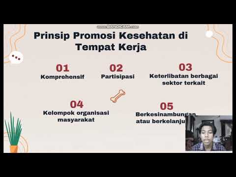 tugas presentasi powerpoint kelompok 6 mengenai topik "Tatanan Promkes di Tempat Kerja"