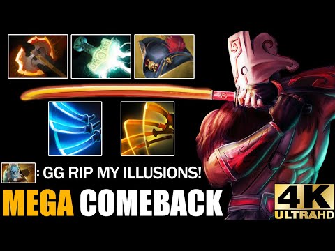 INTENSE HARD CARRY BATTLE Max Speed Build Juggernaut Deleted Phantom Lancer Epic Mega Comback Dota 2