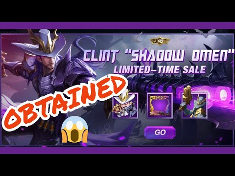 Clint "Shadow Omen" (M2 Exclusive SKIN ) OBTAINED