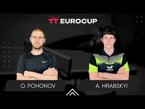23:15 Oleksandr Pohonov - Andrii Hrabskyi 12.02.2025 TT Euro.Cup Ukraine Master. TABLE 3