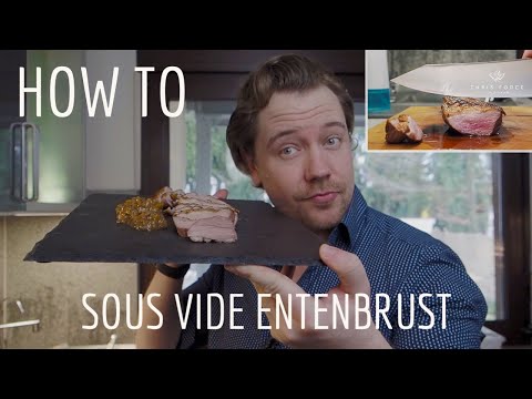 Sous vide cooked duck breast with apricot chutney – the world's best! Sous Vide Duck Breast