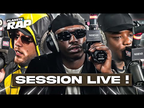 SESSION FREESTYLE avec WeRenoi, Ninho, PLK, Rimkus & LIF ! #PlanèteRap