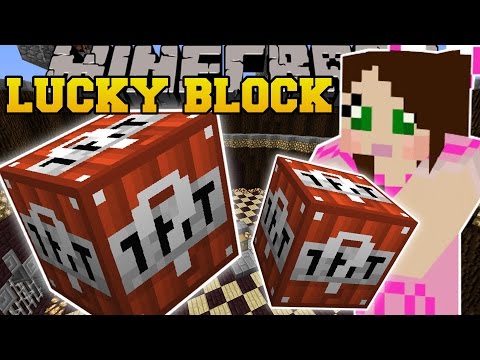 PopularMMOs - Minecraft: TNT LUCKY BLOCK (EXPLODING STRUCTRES, TNT WEAPONS, & MORE!) Mod Showcase