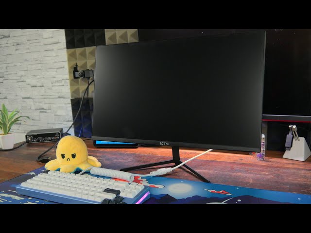 Vídeo relacionado con KTC Monitor Gaming de 24 Pulgadas, Fast IPS 190Hz, 1ms, 1080P FHD 1920 x 1080, Free Sync & G-Sync, 133% sRGB, HDR10, reducción de luz Azul, VESA, 2 x HDMI2.0, 2 x DP1.4, H24F8