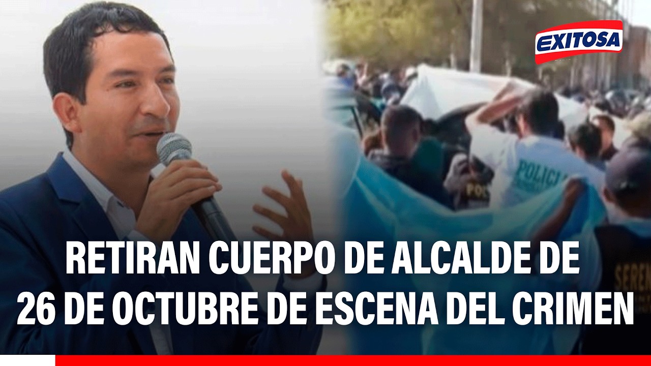 🔴🔵 Cuerpo de Víctor Hugo Febre fue retirado de la escena donde fue asesinado
