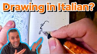 Drawing with Maiora Mitho Origine fountain pen!