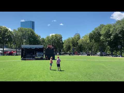 Bostons 4th of July at the hatch shell moments before the crowd is let in