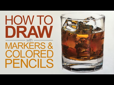How to Draw with Markers and Colored Pencils