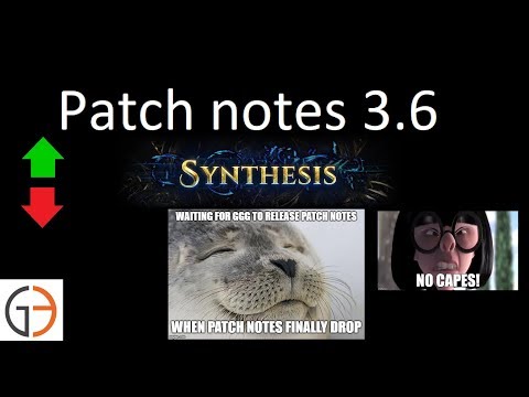 [3.6] Patch Notes! Buffs, Nerfs, & Changes (Rip Arc, Poet's Pen & Loreweave)