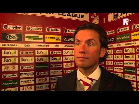 Trainer Alex Pastoor na de nederlaag bij Emmen