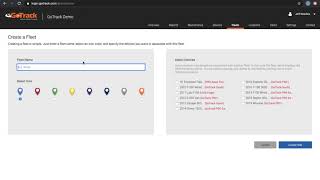 GoTrack: How to Create a New Fleet
