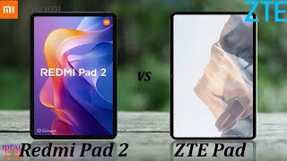 Redmi Pad 2 4G vs ZTE Pad 5G