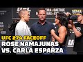 Rose Namajunas, Carla Esparza Face Off For UFC 274 Title Rematch | MMA Fighting