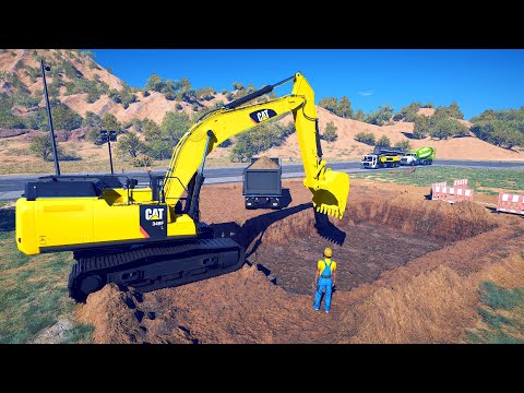 Construction Simulator 🚧 Let's Build A Holiday House - U.S. Map 🚧