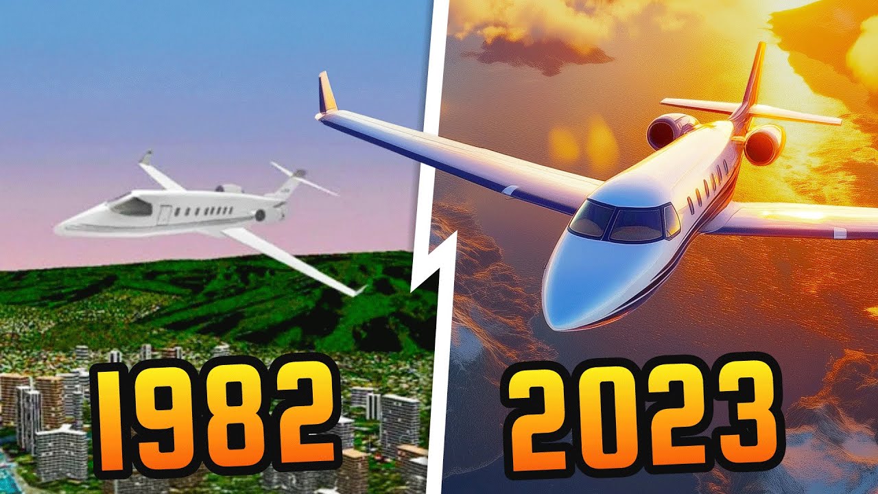 Evolution of Microsoft Flight Simulator (1982-2023)