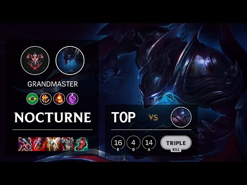 Nocturne Top vs Jax - BR Grandmaster Patch 11.18