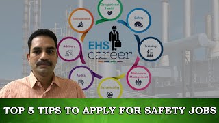 Top 5 Tips to apply for safety jobs (Tamil)