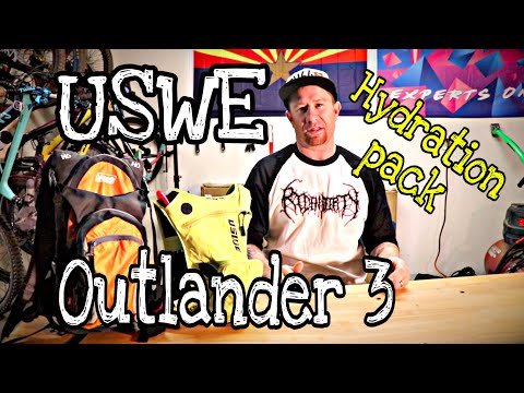 USWE Outlander 3 Hydration pack For Aggressive Mountain Biking