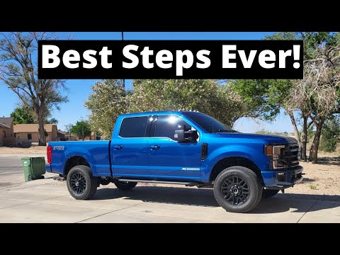 2022 Ford F250 Go Rhino D6 Dominator Step Install
