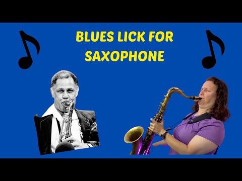 Blues Saxophone Lick from Dexter Gordon in Blue Monk
