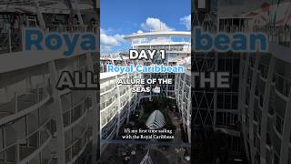 Sailing On Royal Caribbean For The First Time. #royalcaribbean #cruise #allureoftheseas #cruiseship