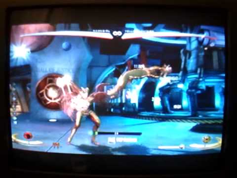 Injustice Hawkgirl 30% Meterless Midscreen Combo