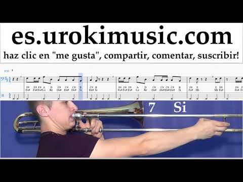 Tutorial de Trombón Bebe Rexha - I'm A Mess Clases Notas um-i927