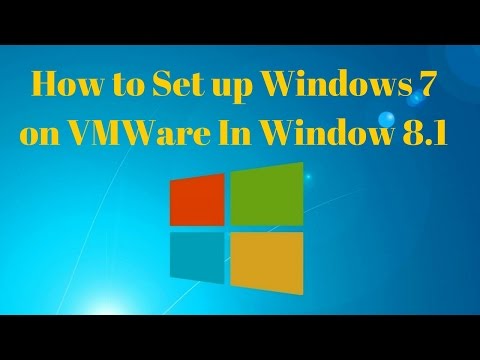 How to Set up Windows 7 on VMWare In Window 8.1(Speak khmer) Video