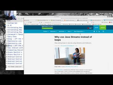 Using Emacs 72 - customizing elfeed