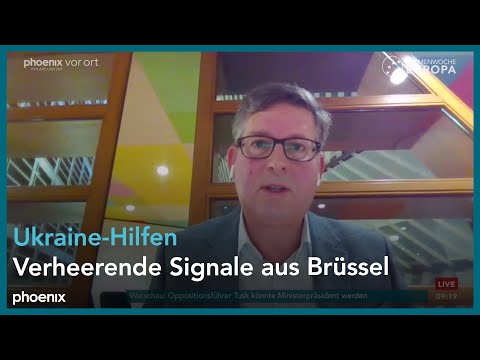 phoenix nachgefragt mit Thomas Gutschker zur Unterstützung der Ukraine am 11.12.23