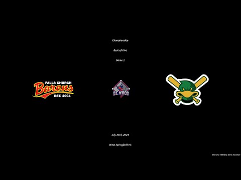 [Championship] Barons vs Mallards [Game 1 | Best-of-Five | 7.23.2023]