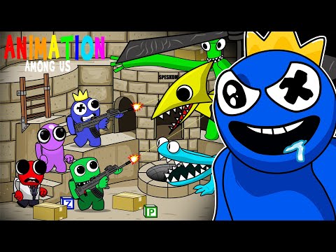 AMONG US VS Rainbow Friends CHAPTER 2! AMONG US ANIMATION 8