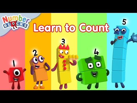 Let's count 1 to 5  | Learn to count 12345 | Counting Cartoons for Kids | @Numberblocks