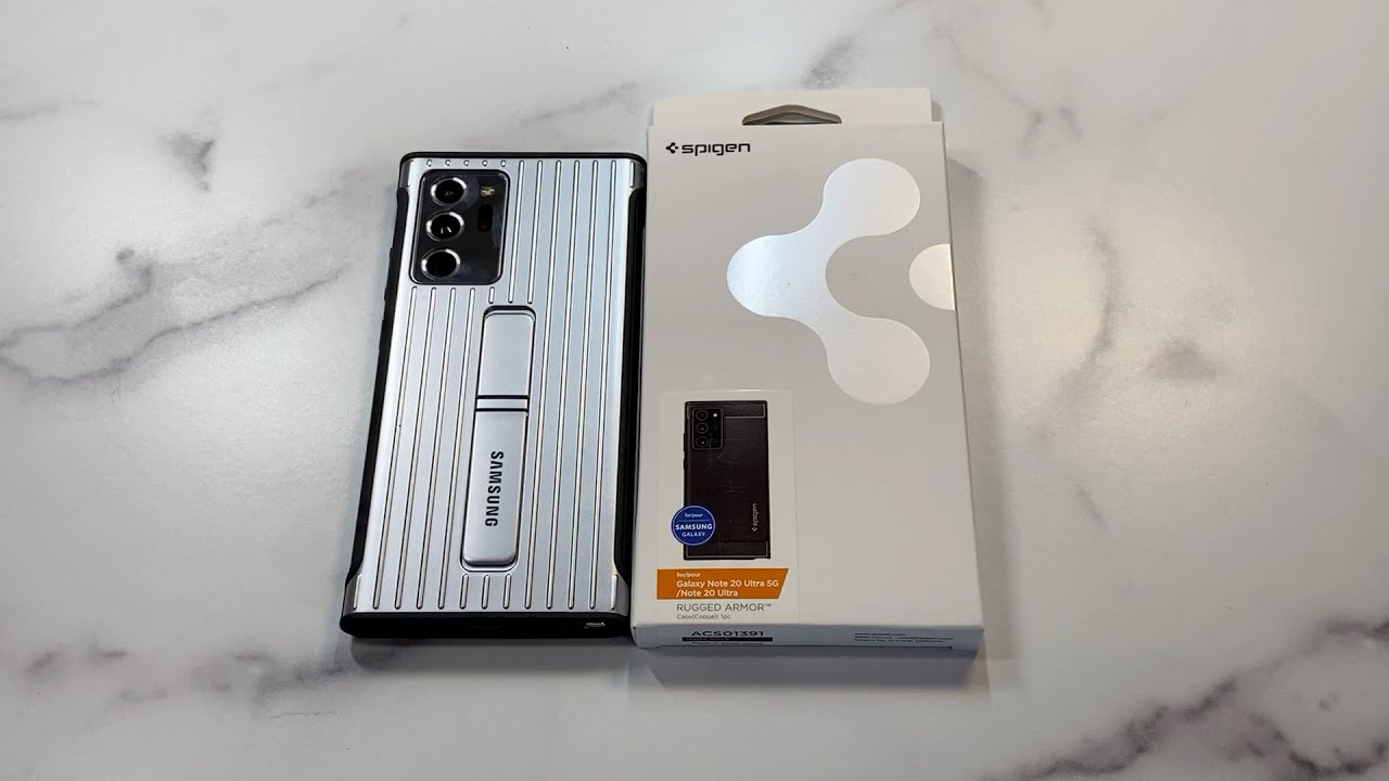 Spigen Rugged Armor Case for Samsung Note 20 Ultra Unboxing and Review
