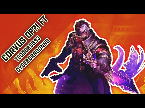 Paladins Corvus Too Op He Do *nothing lmao* CyberDragonNS got quadra  | Teodor5553 run fast af