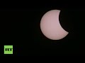 Watch LIVE of partial solar ECLIPSE in Berlin - YouTube