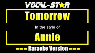Tomorrow Karaoke | Annie Karaoke Version