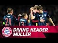 Thomas Müller's Diving Header v Arsenal | 2013/14 Champions League
