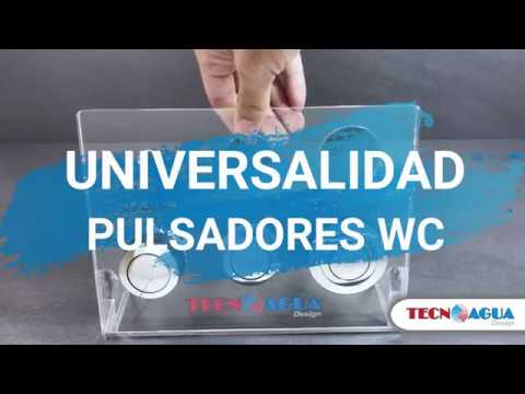 ▷ Descargador Cisterna T /Bajo Doble Pulsador Universal (Bl