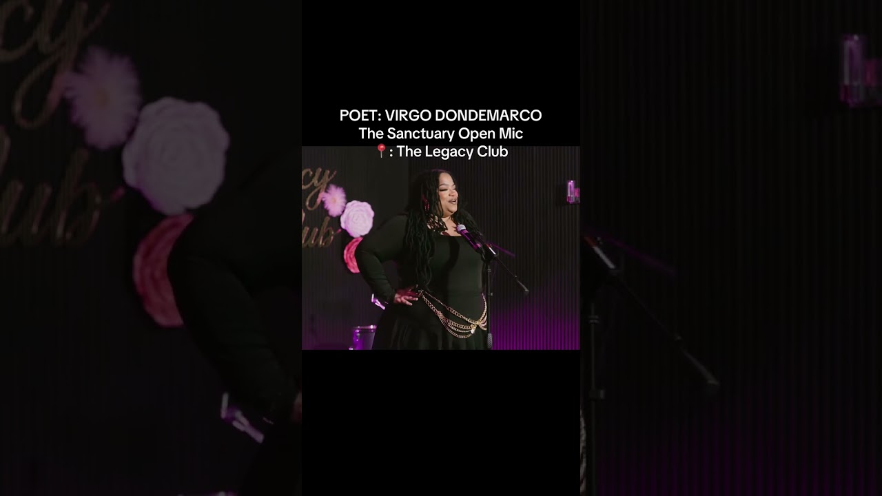 Promotional video thumbnail 5 for Virgo DonDemarco - Spoken Word Poet