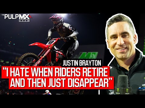 Justin Brayton explains his Desire to Stay Involved in the Sport, What It's Like Announcing SX