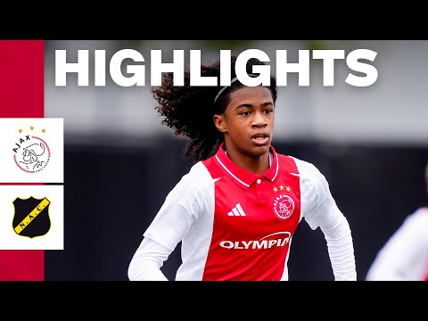 Heitinga, Hato & Stolk on the scoresheet ⚽️ | Highlights Ajax O14 - NAC O14